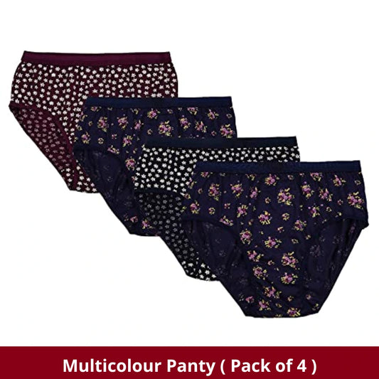 Buy TIMPOM Women's Cotton Underwear Panties，Lady Soft Women