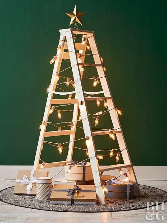 ladder christmas tree 1