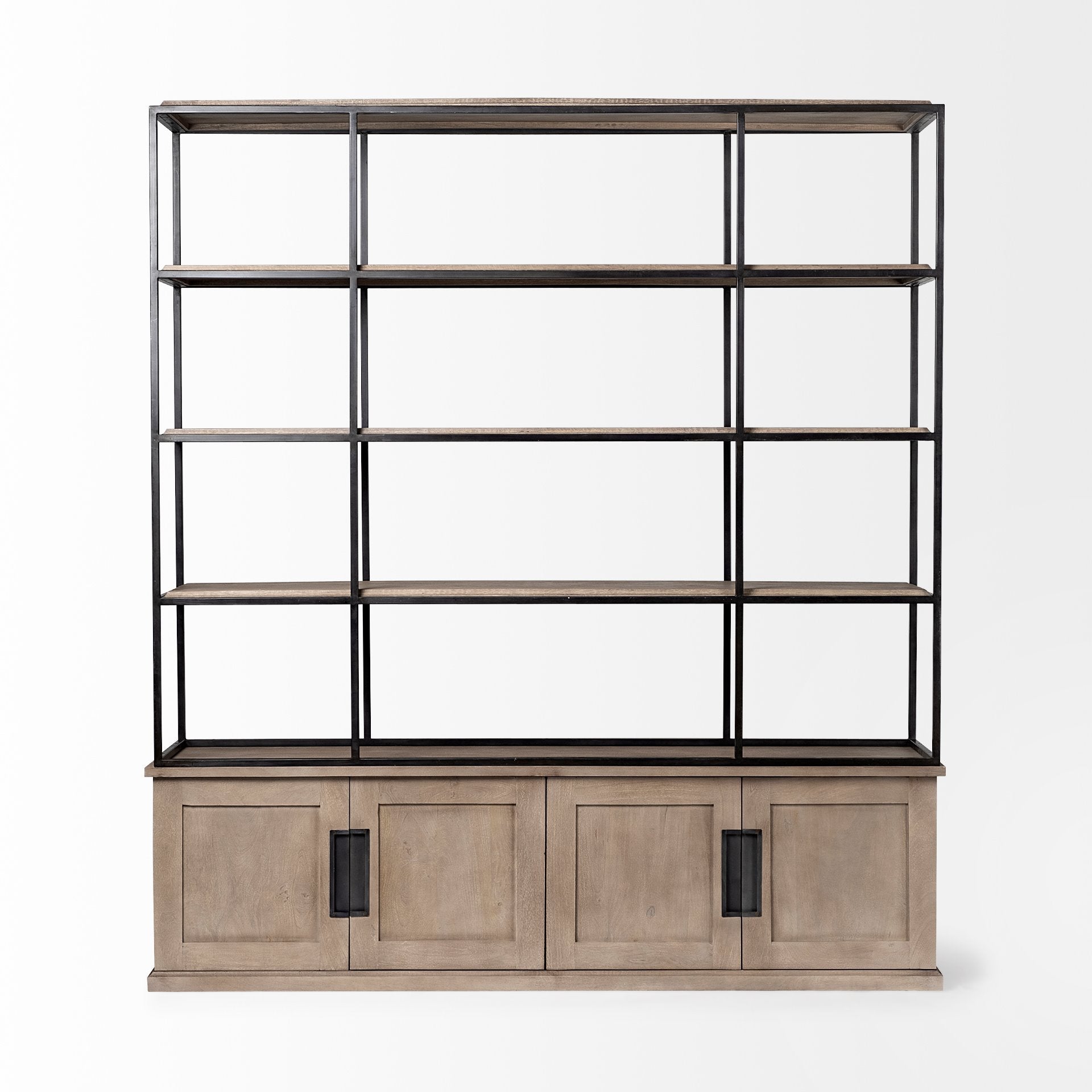 Mercana Brodie Bookcase. Solid wood Iron The Urban Settler