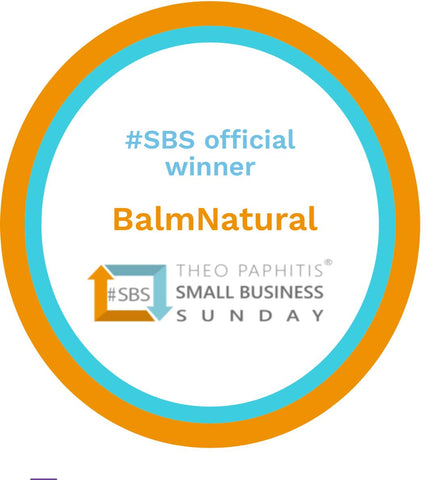 #sbs Small business Sunday, Theo Paphitis - BalmNatural