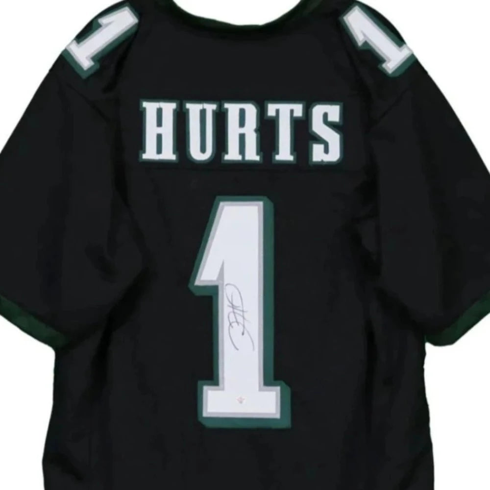 Jalen Hurts Signed Black Jersey (JSA)