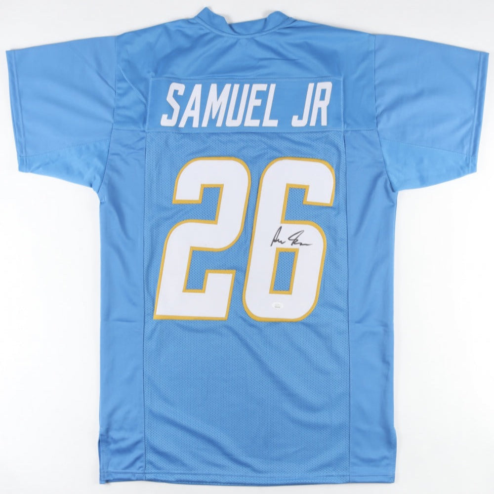 Keenan Allen Signed Custom Powder Blue Football Jersey (JSA)