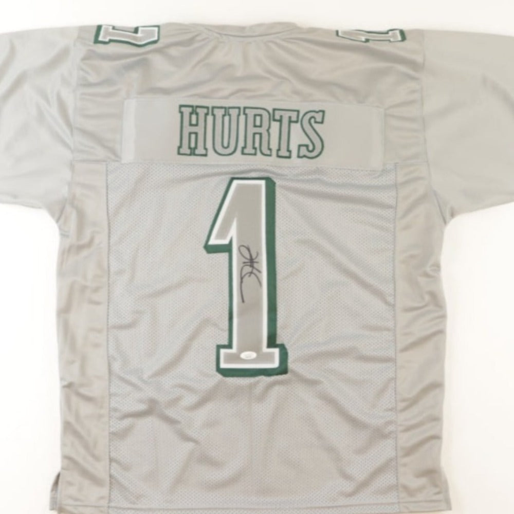 Jalen Hurts Philadelphia Eagles Signed Autograph Custom Jersey Green JSA  Certified at 's Sports Collectibles Store