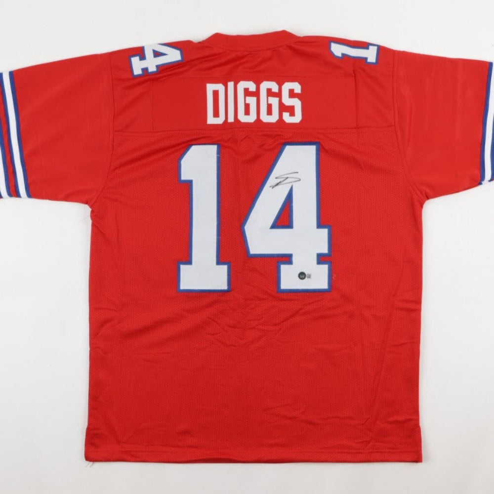 Stefon Diggs Autographed Buffalo (Blue #14) Custom Jersey - JSA – Palm  Beach Autographs LLC