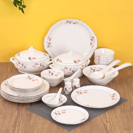 Urmi Rose Dinner Set of 40 (R516)