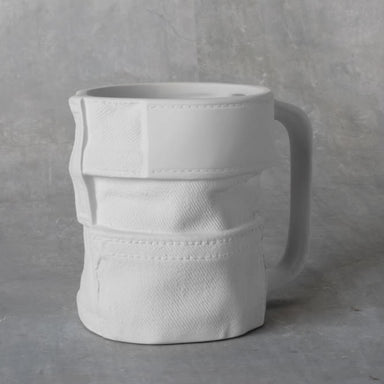 Bisque Traditional Sq. Handle Mug from Chesapeake Ceramics — Chesapeake  Ceramics