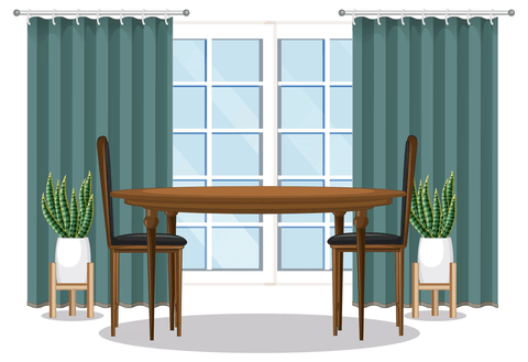 panel-curtains-for-dining-room