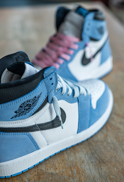 blue chill jordan 1 laces