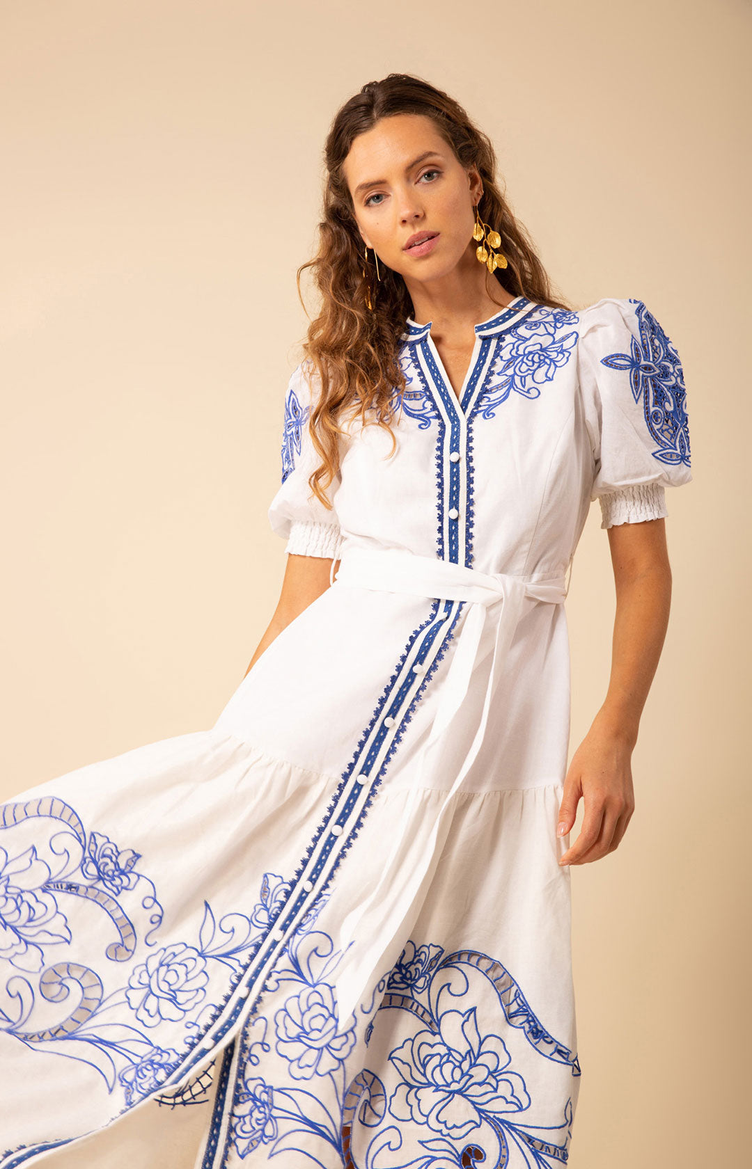 Ruth Linen Maxi Dress