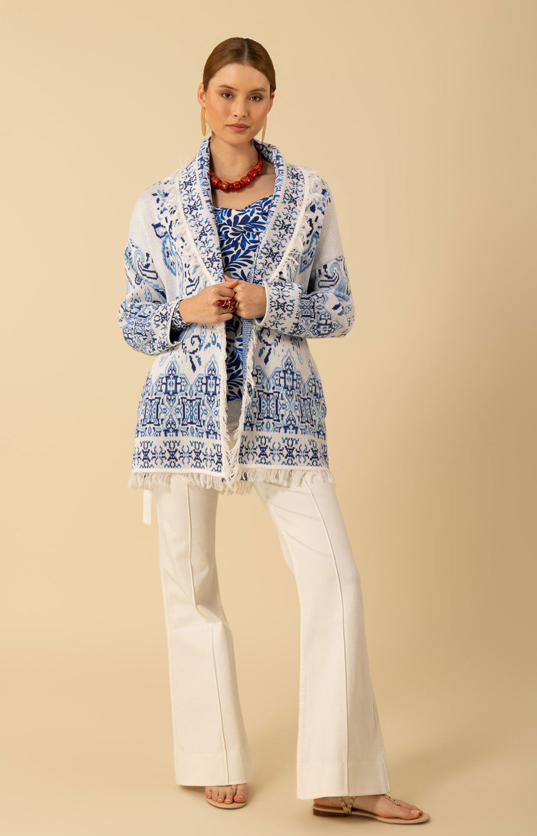  Capri Jacquard Sweater
