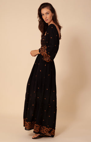 jayden embroidered maxi dress, color_black