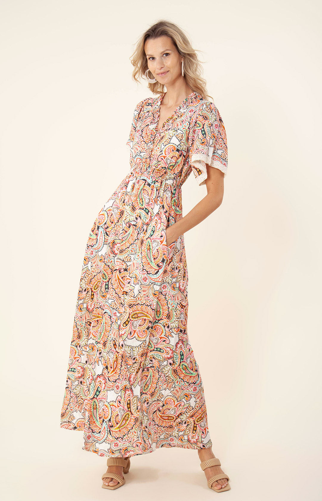 Rhona Linen Maxi Dress