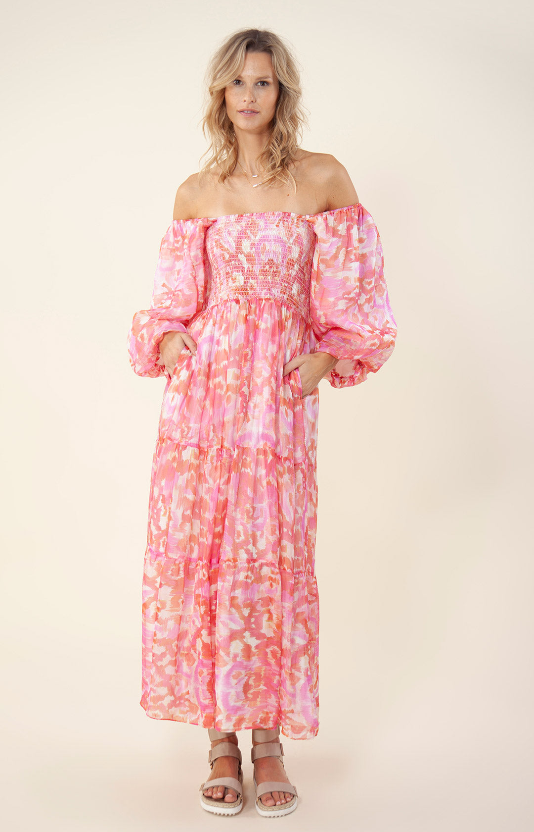 Ilona Chiffon Maxi Dress