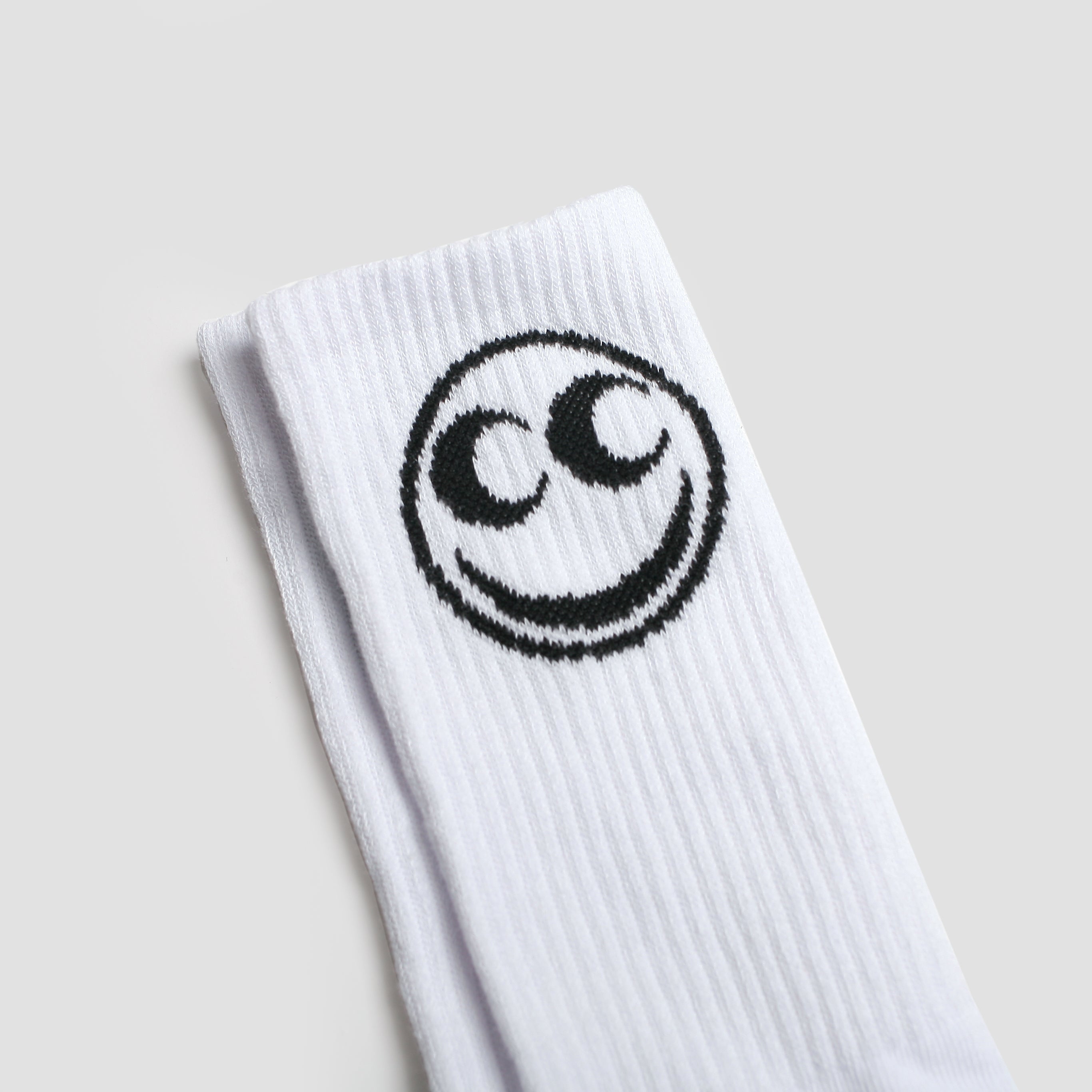 SEE SEE Smiley Socks - White