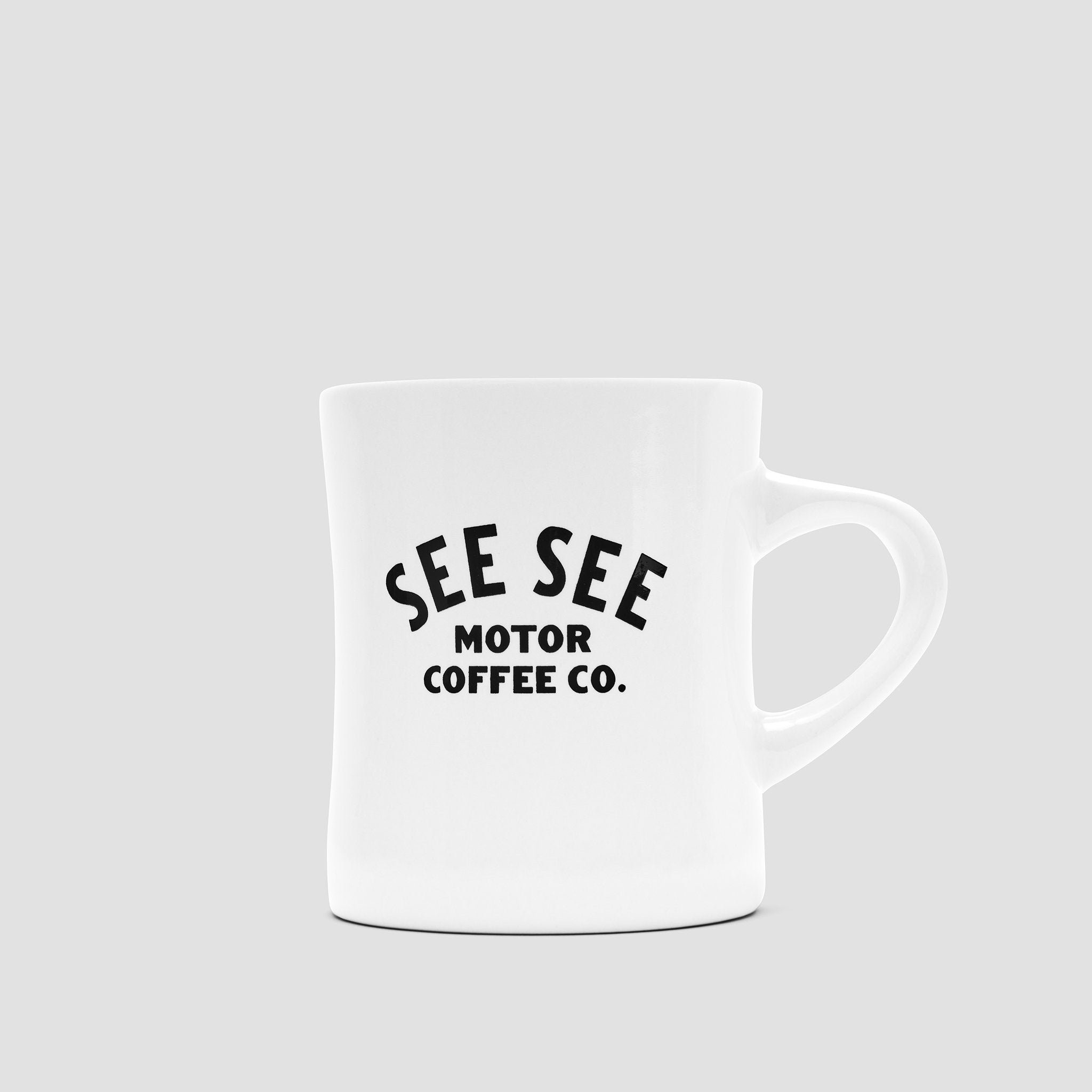 See See Motor Coffee Diner Mug - White