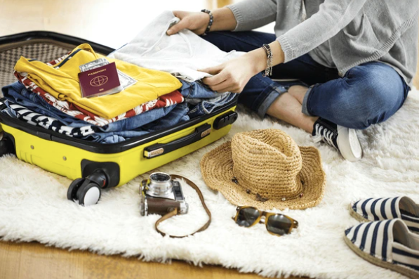 Organising items into suitcase