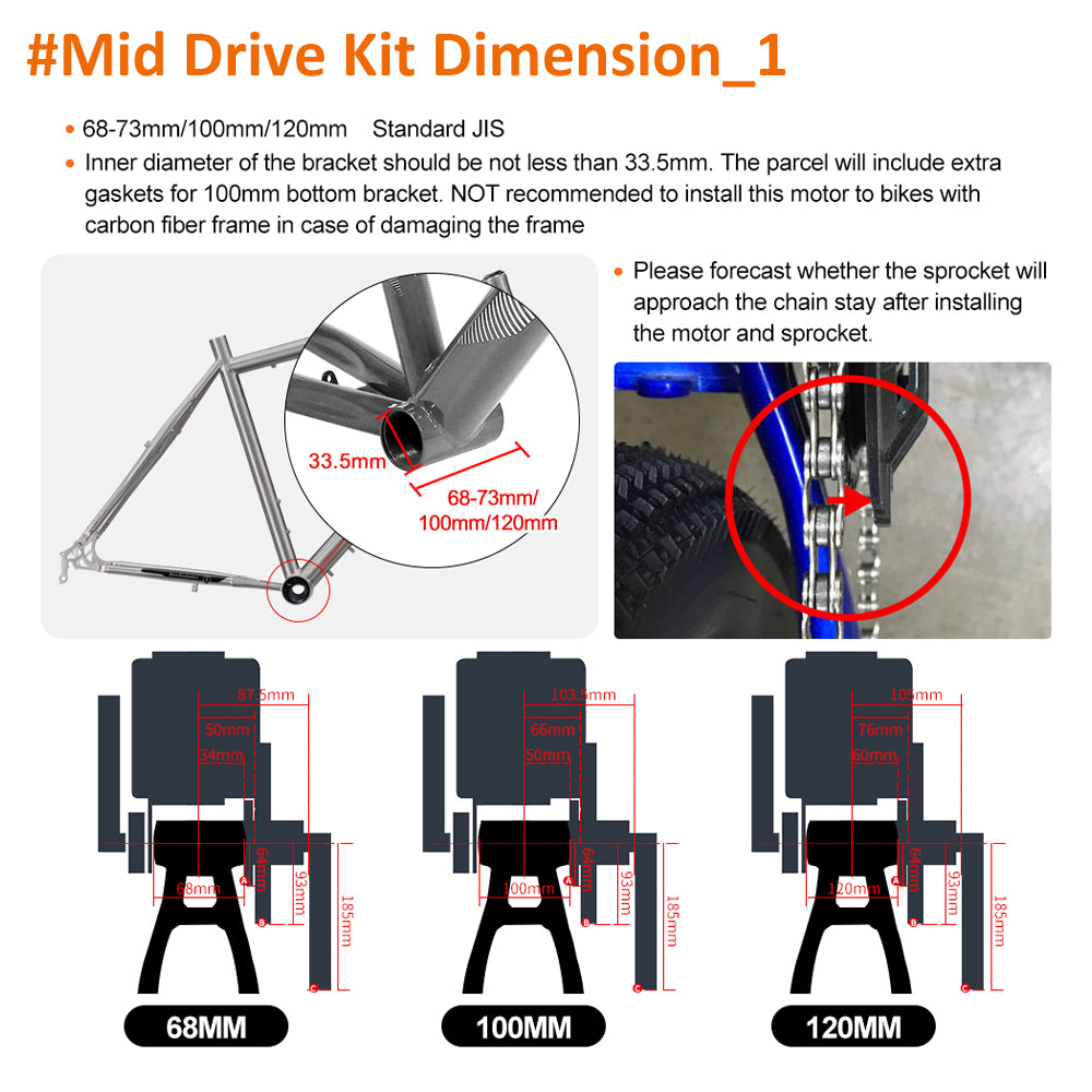 BAFANG Mid Drive Dimension_1