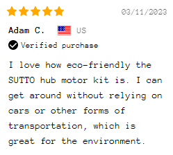 review for SUTTO rear hub kits