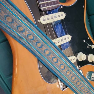 Pardo blue Hippie Guitar Strap