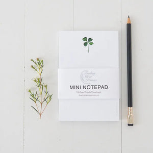 Four Leaf Clover Mini Notepad - Pretty Moon Mercantile and Tea Bar