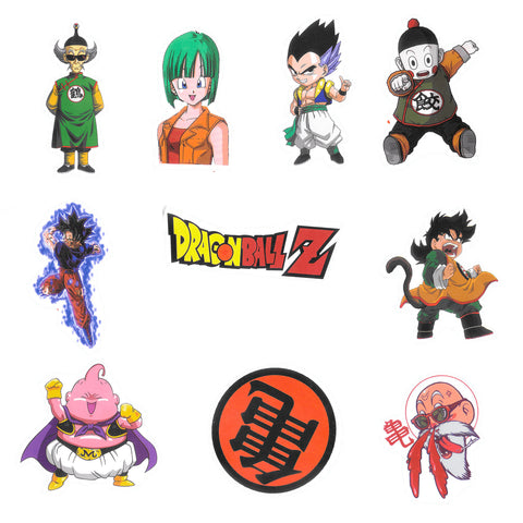 All 10 Stickers Dragon Ball