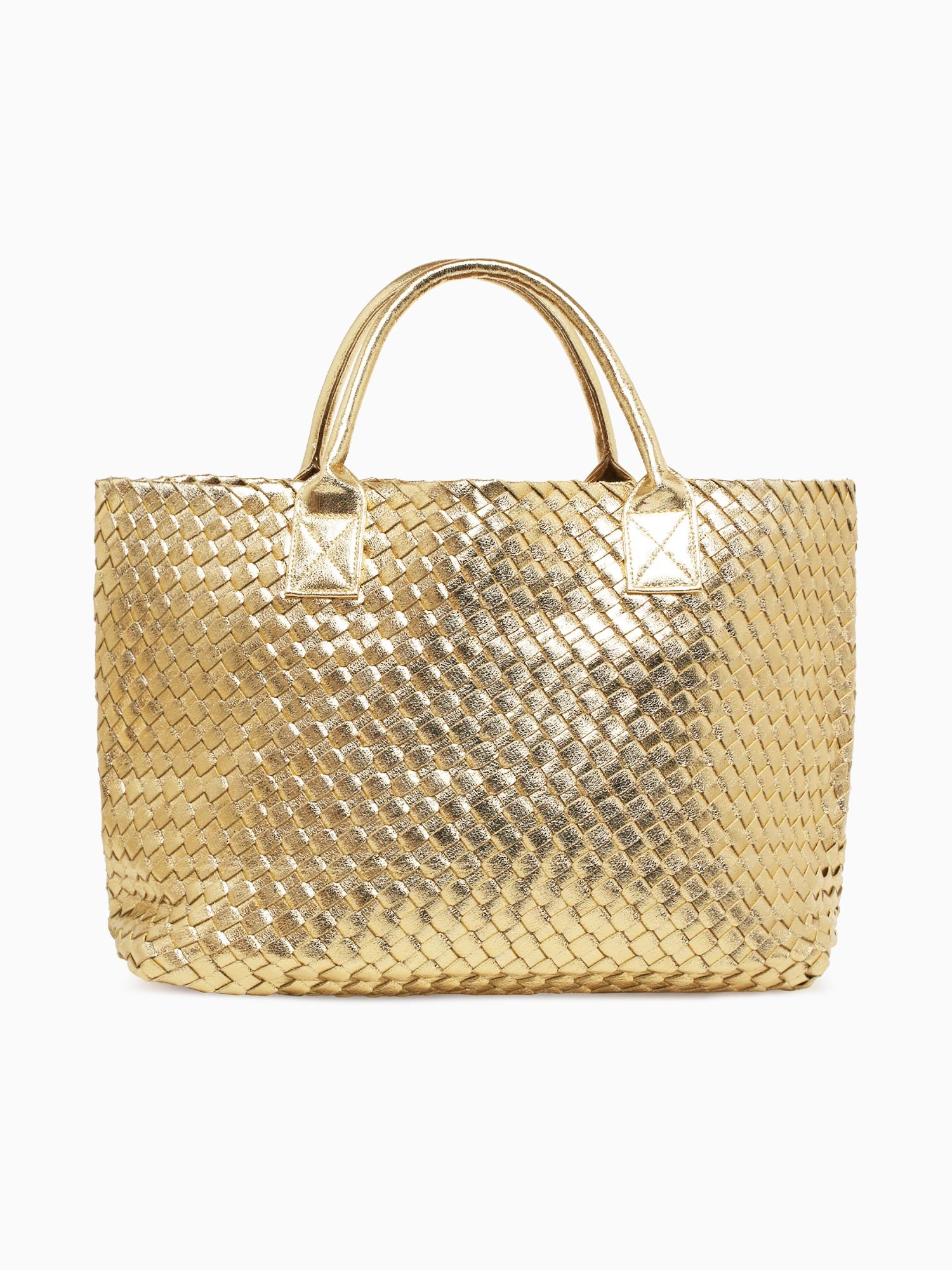 Woven Tote Gold