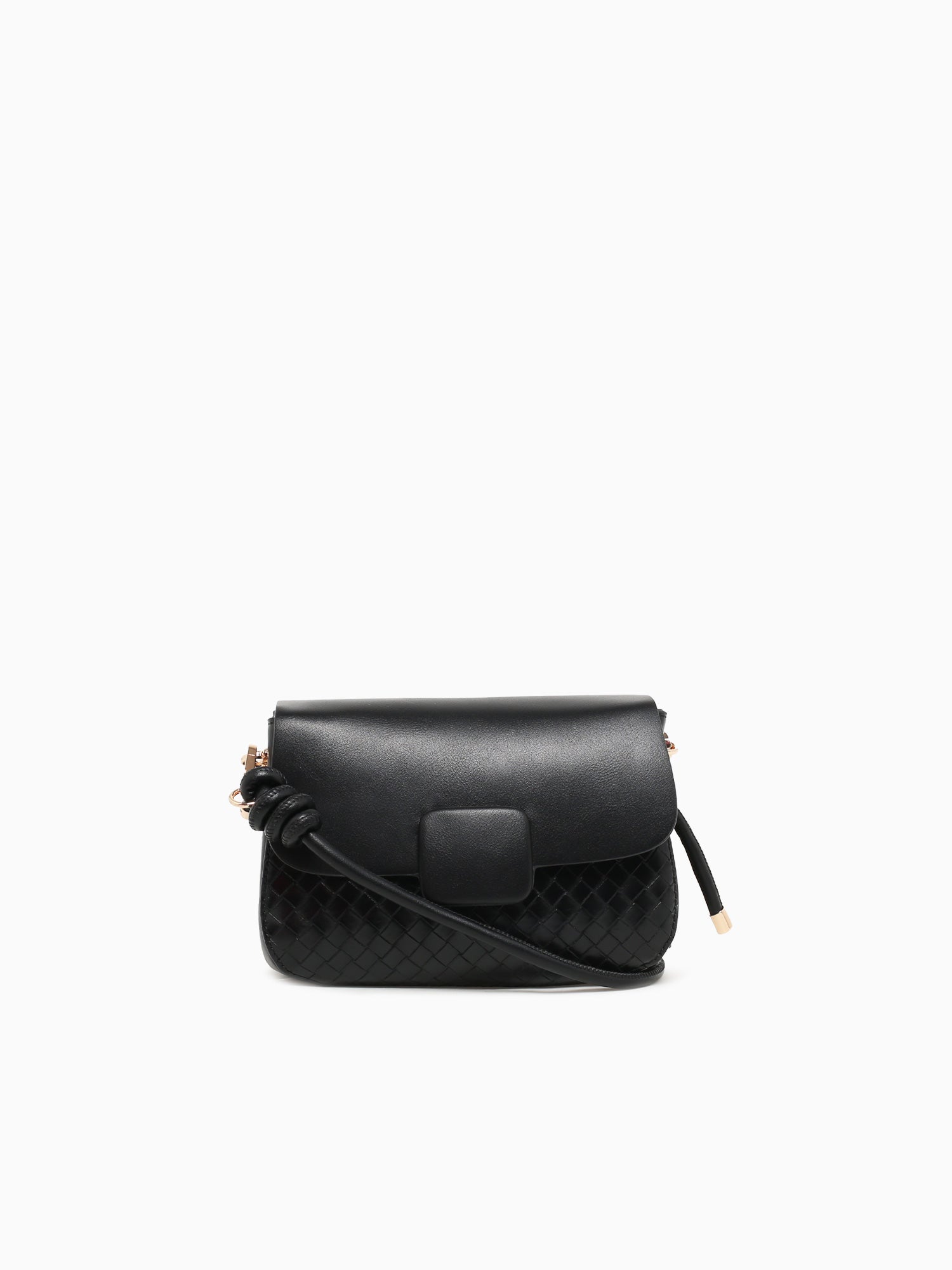 Elle Flap Crossbody Black