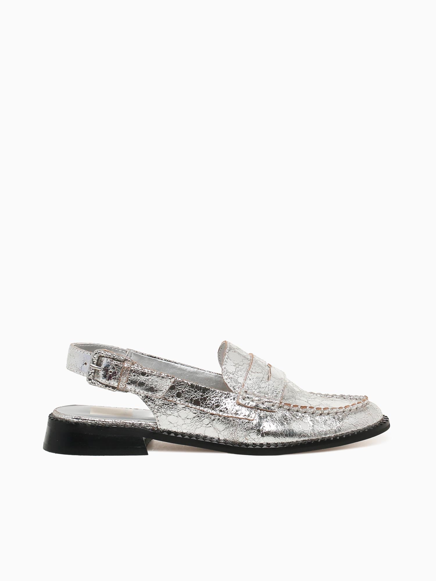 Hardi Silver Crackled Leather