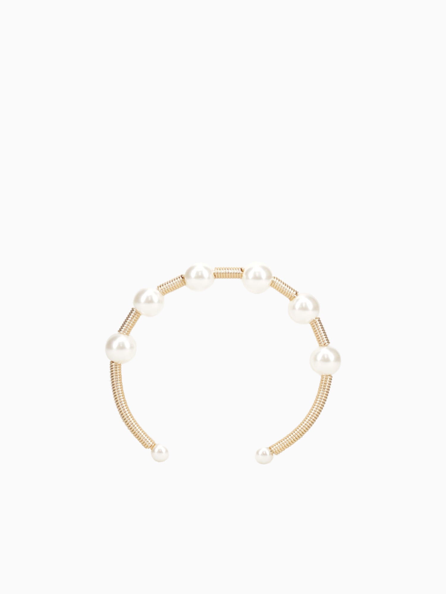 Bra Pearl Gold Cuff