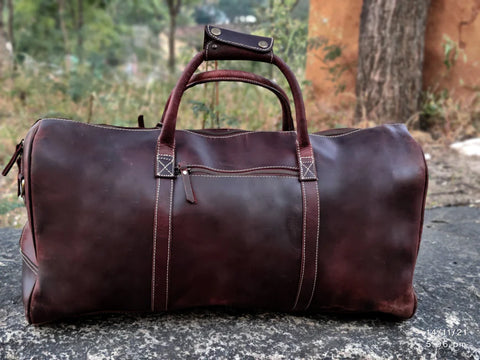  Vintage Leather Holdall