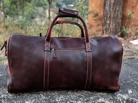 Leather Duffle on a budget