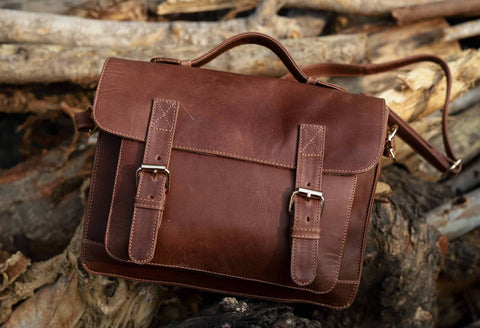 Cheap Brown Leather Briefcases