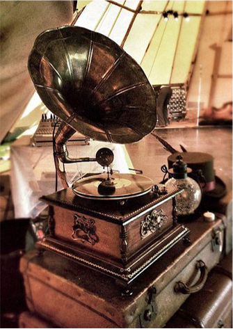 Vintage Gramophone 1970's decor