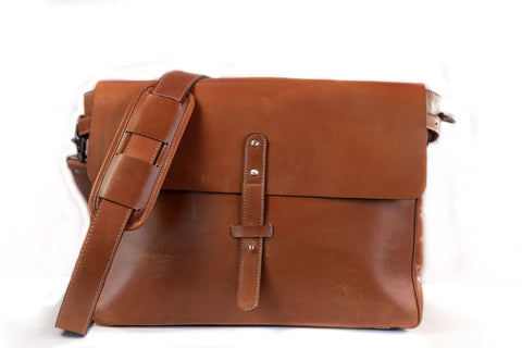 Full Grain Leather Messenger Bag