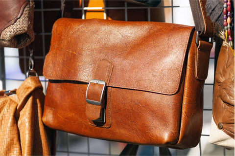 Leather Messenger For college