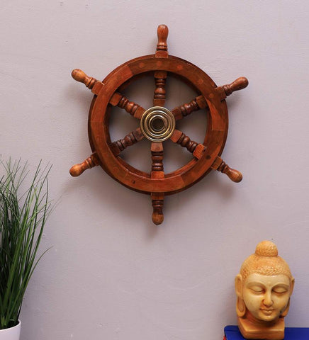 Antique Pirate Ship Wheel