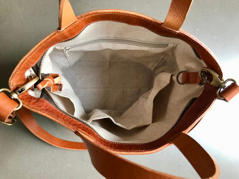 DIY Mini Tote Bag Leather Kit - Buckleguy.com