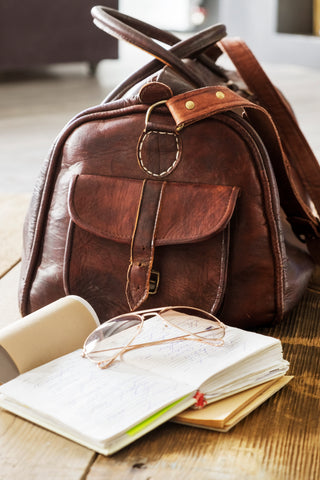 Full-grain Leather Duffle Bag