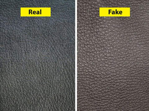 How to identify real leather from fake leather / faux leather