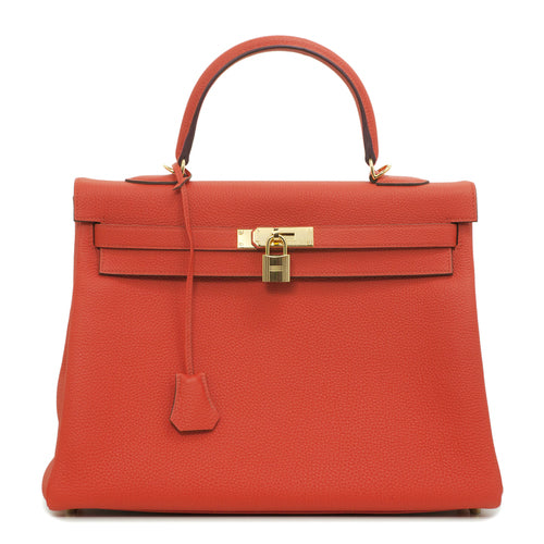  Hermes Capucine Togo Kelly 35