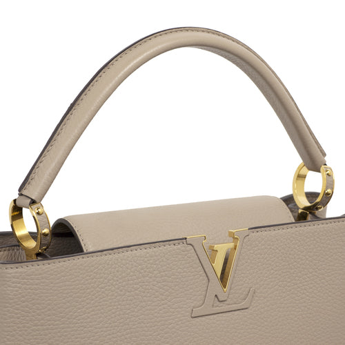  Louis Vuitton Taurillon Leather Capucines MM