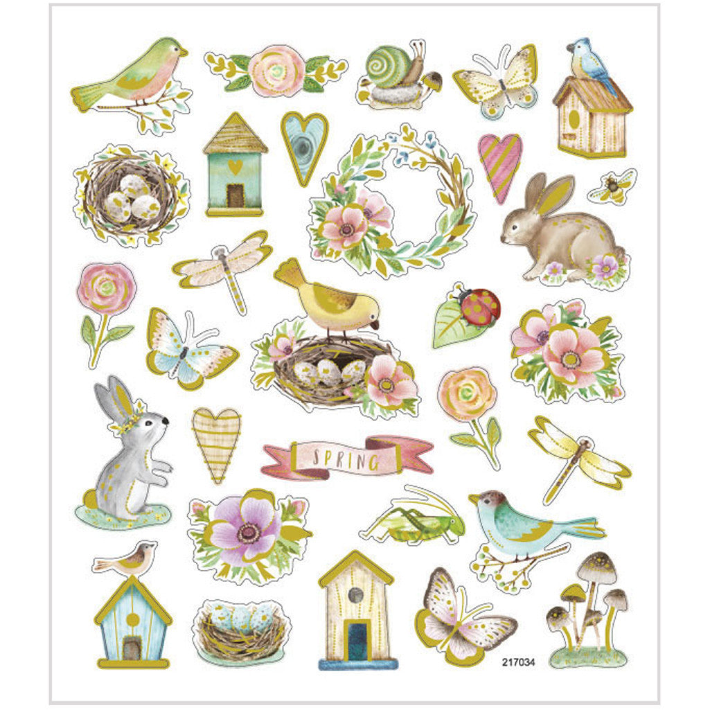 Sticker sheet - Spring and Easter – Putinki