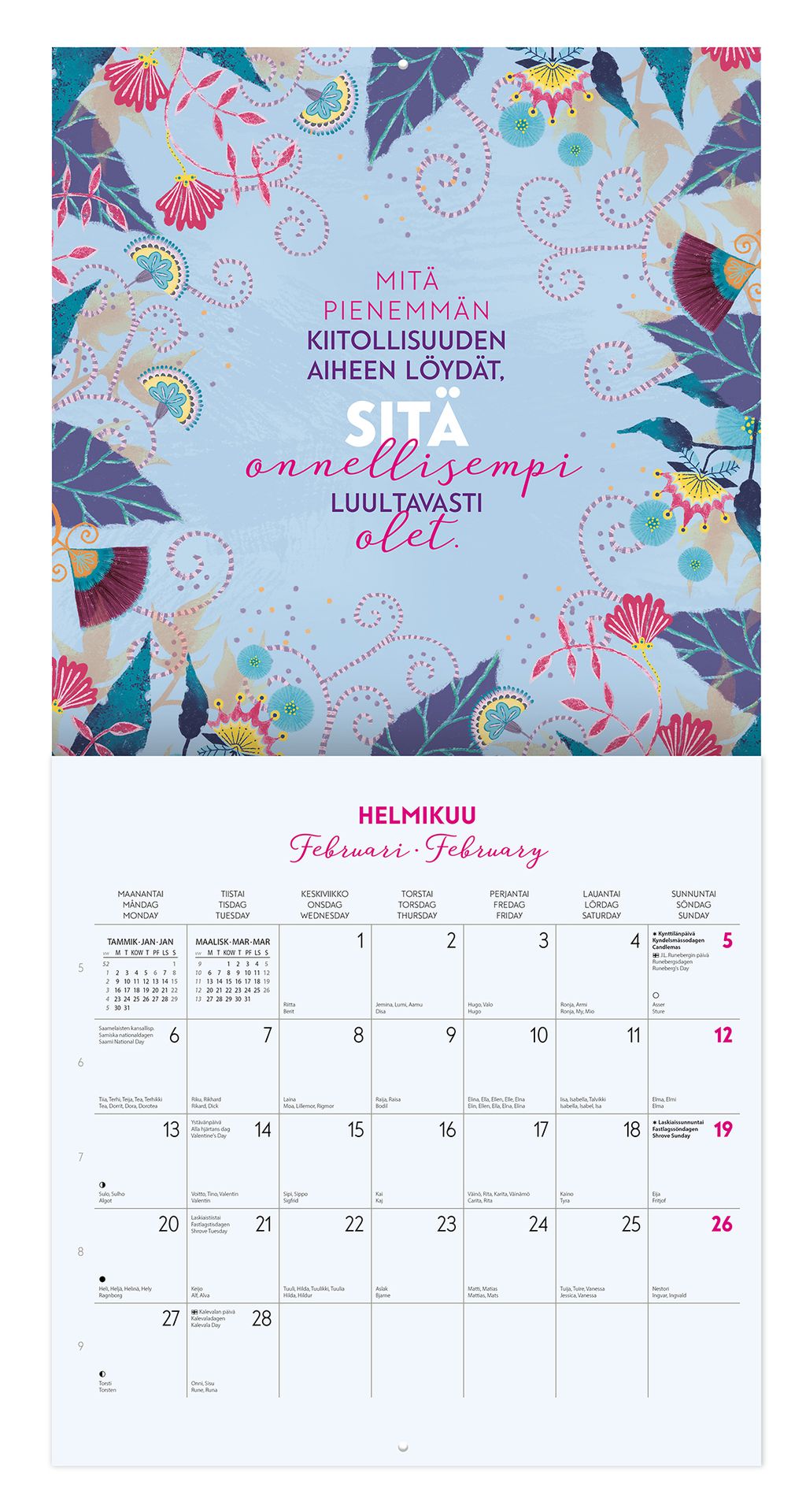 Wall calendar - Hidasta Elämää 2023 – Putinki