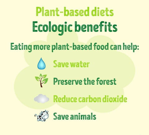 Environmental benefits of plant-based diet
