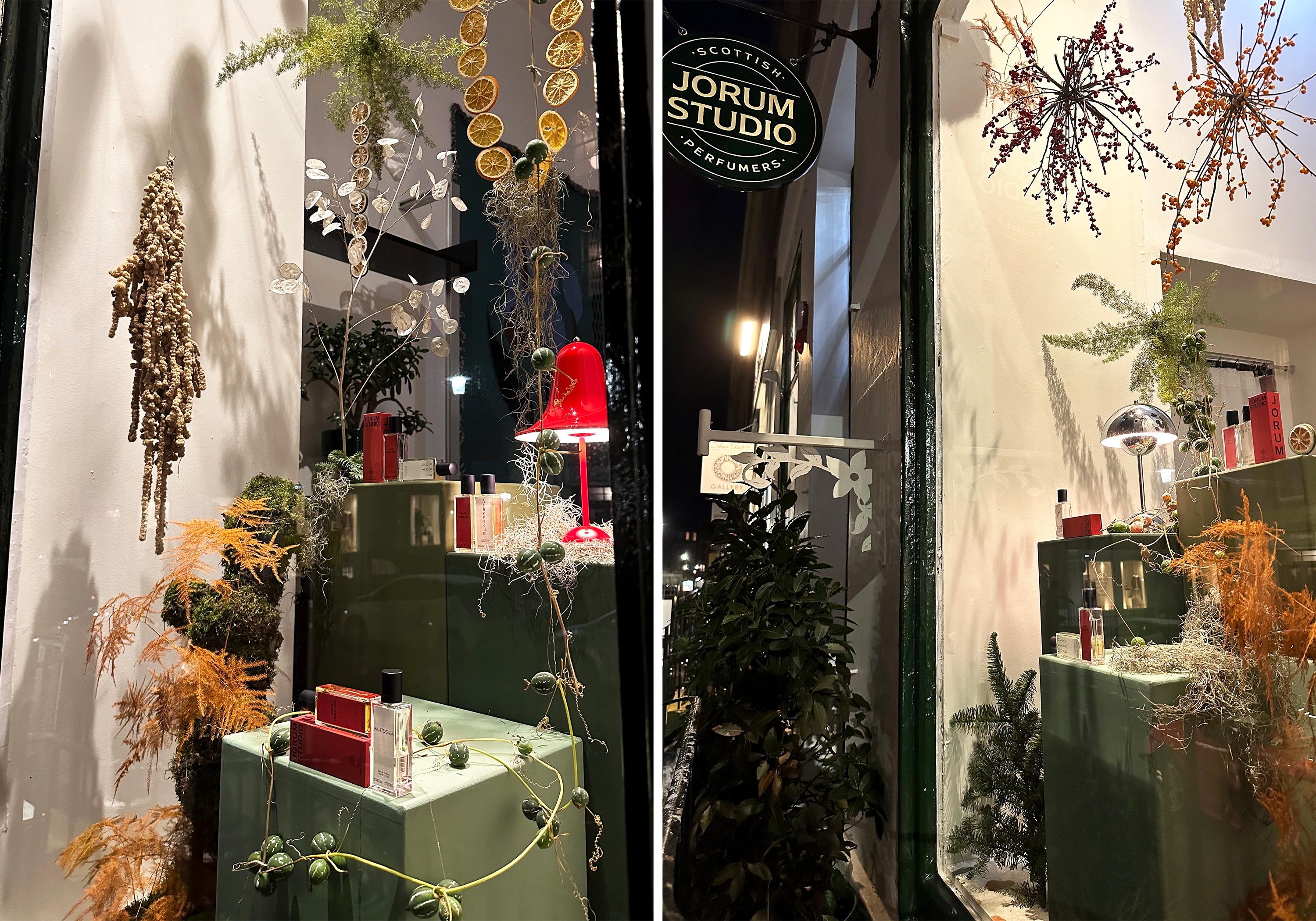 Jorum Studio Festive Window Display