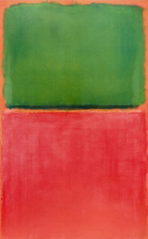Green Red on Orange, Mark Rothko, 1978