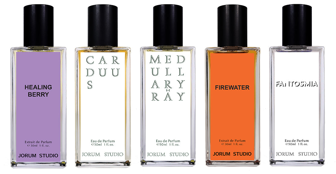 Jorum Studio autumn scent picks including Healing Berry, Carduus, Medullary-Ray, Firewater and Fantosmia