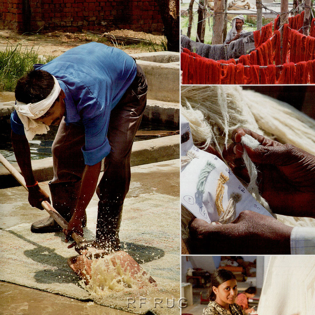 MAT handmade carpet production process