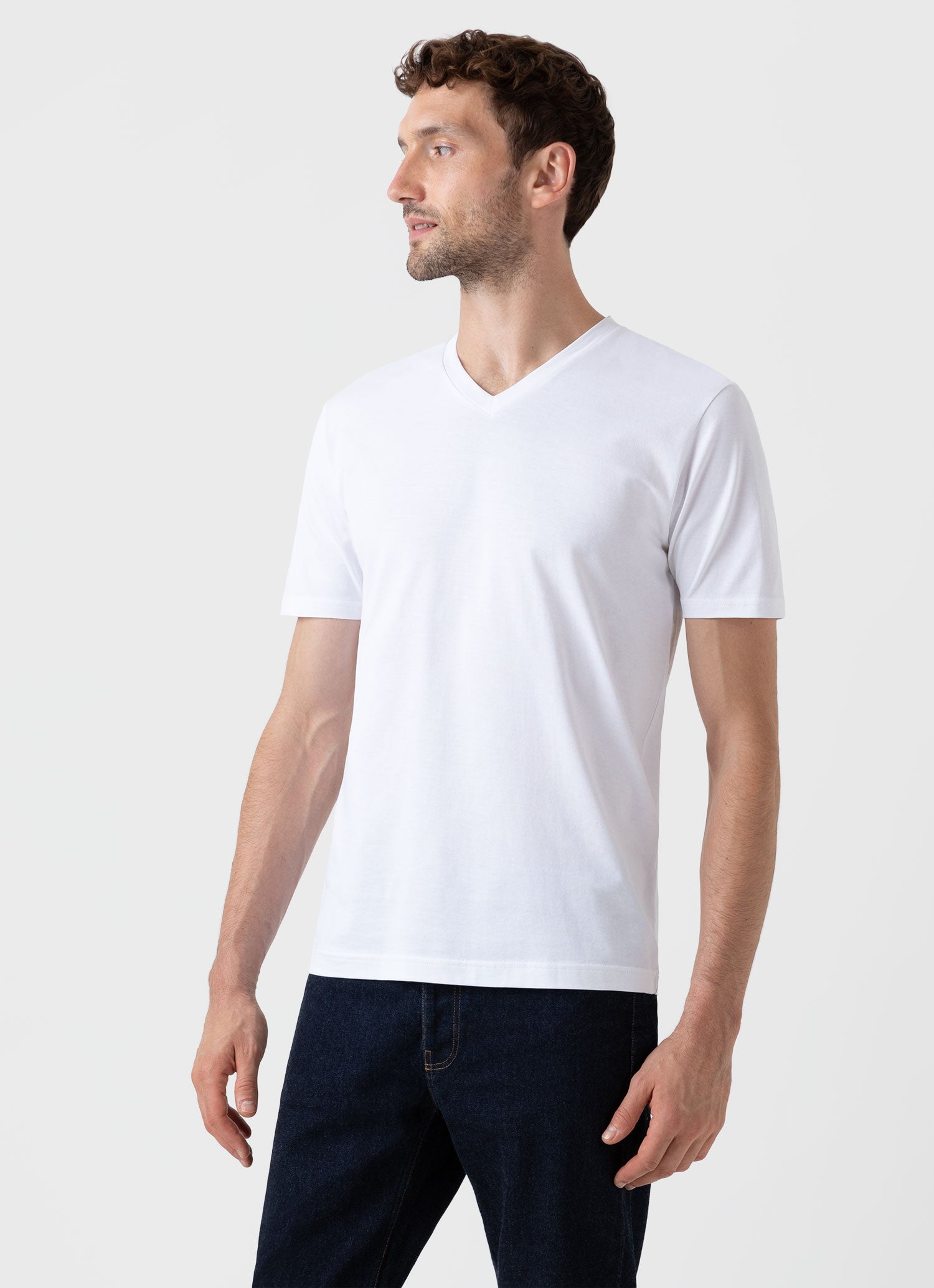 Mock Neck Heavyweight T-shirt