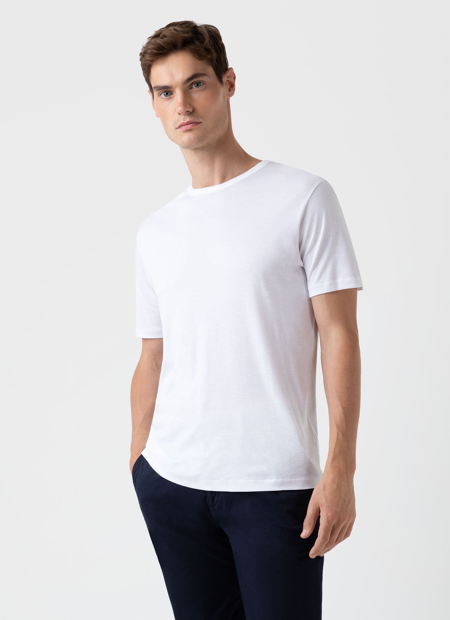 White Longline Cold Shoulder T-Shirt - Matalan